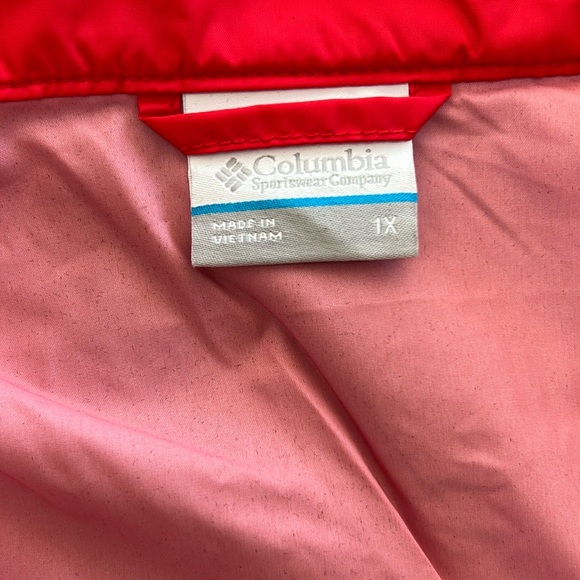 Columbia Red Windbreaker Jacket - Picture 2 of 2